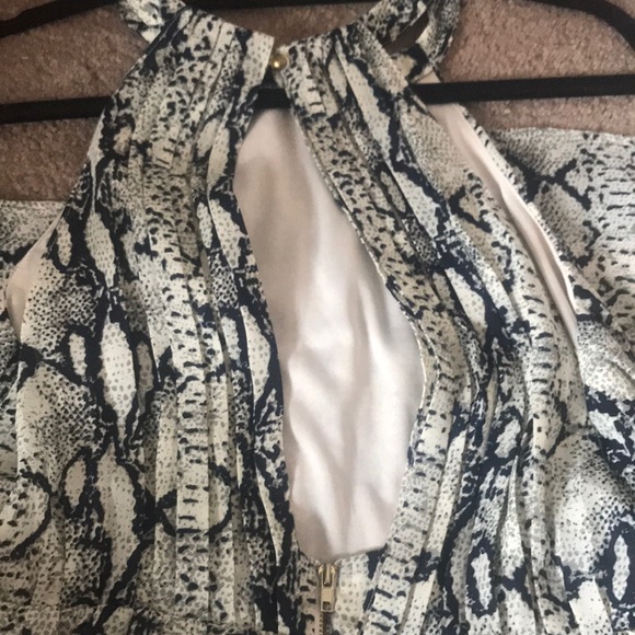 Snakeskin Print Dress - Picture 3 of 4